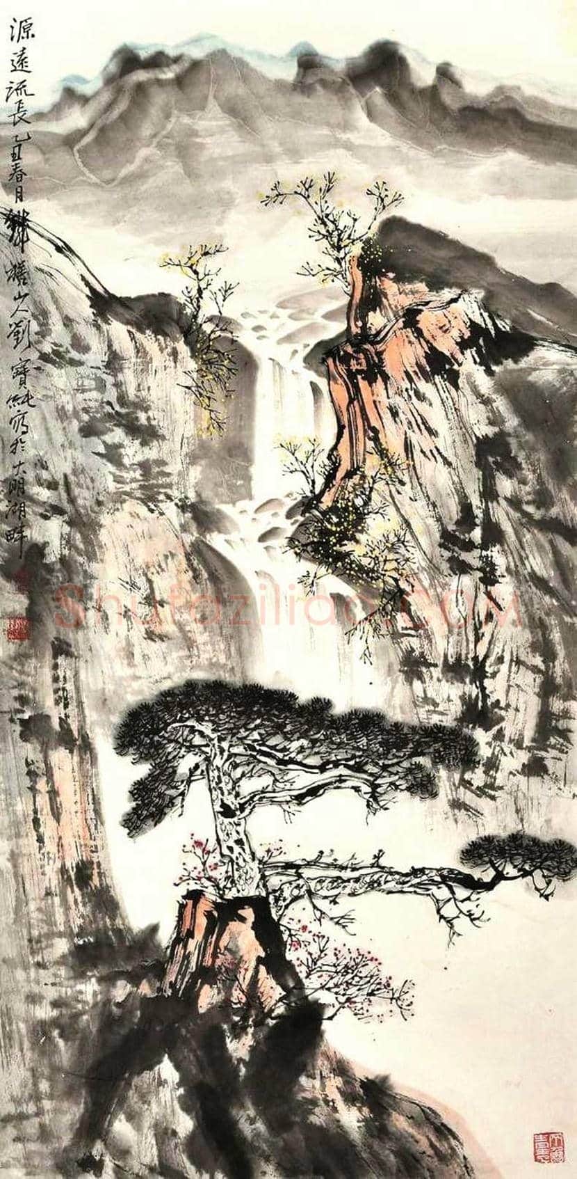 刘宝纯山水画作品欣赏 | 书画讲解