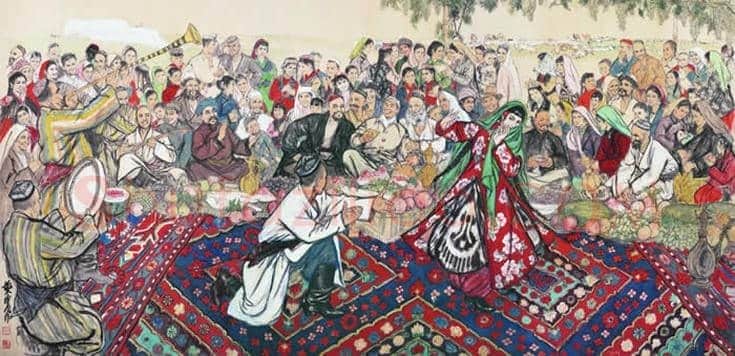黄胄作品欣赏【高清大图】 | 书画知识