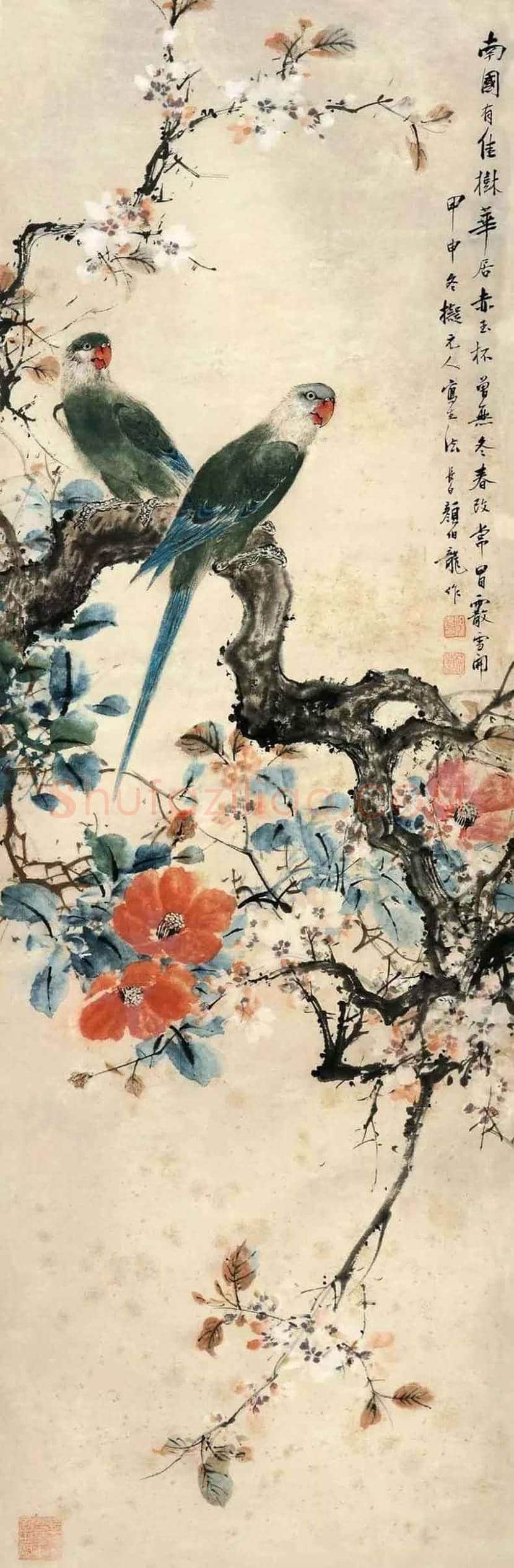 颜伯龙作品欣赏 | 书画知识