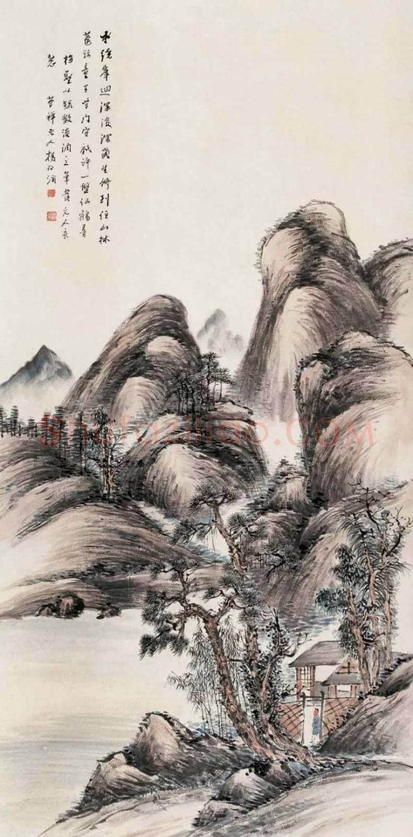 杨伯润山水画欣赏 | 书画知识