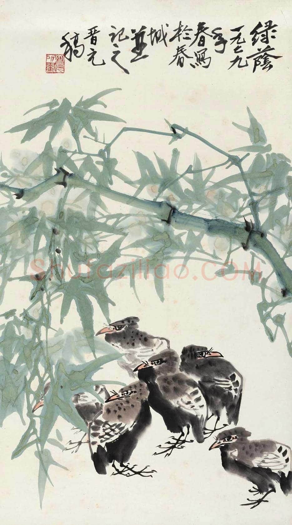 王晋元花鸟画作品欣赏 | 书画学堂