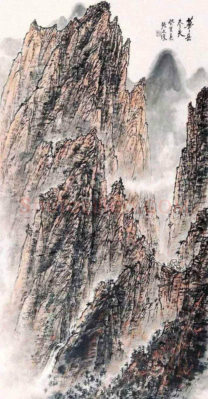 张文俊山水画欣赏 | 书画文摘