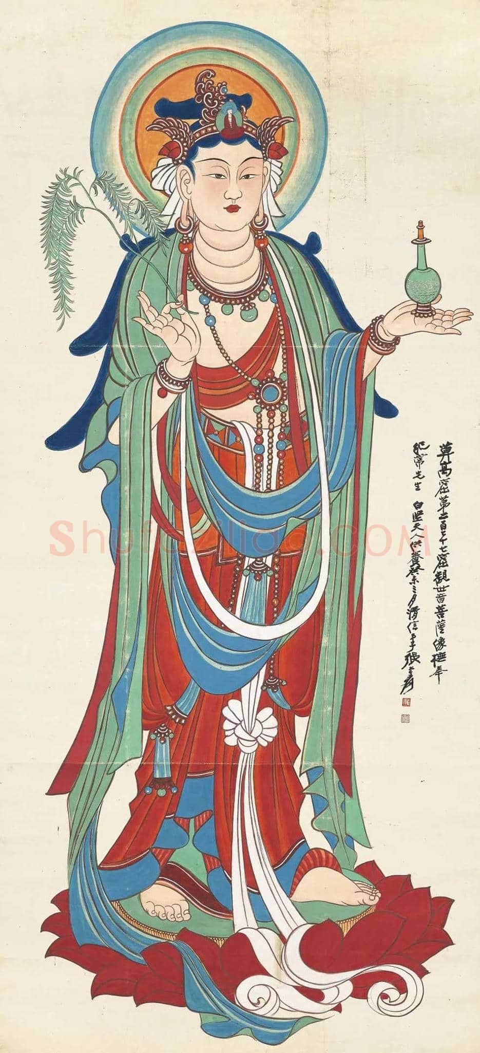 张大千宗教题材作品市场价格 | 书画科普