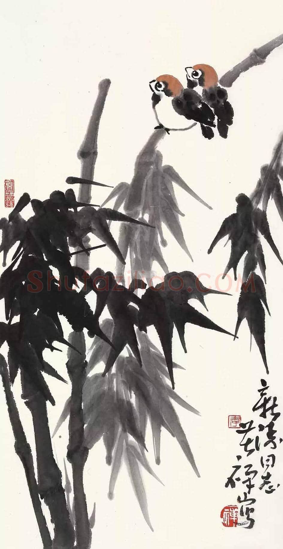 李苦禅笔下的梅兰竹菊 | 书画学堂