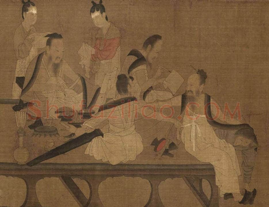 杨子华《北齐校书图》欣赏 | 书画学堂