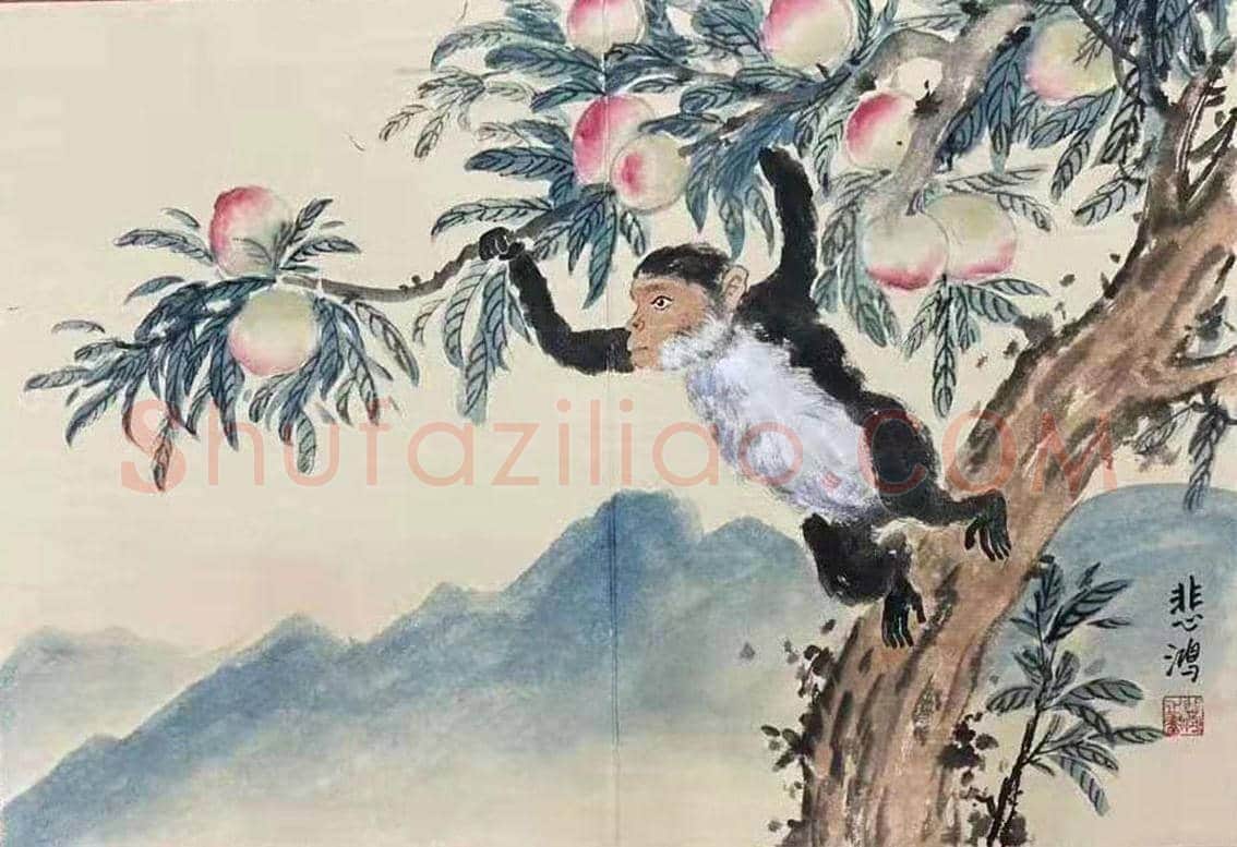徐悲鸿《十二生肖图册》，绝世孤品首现！ | 国画图片