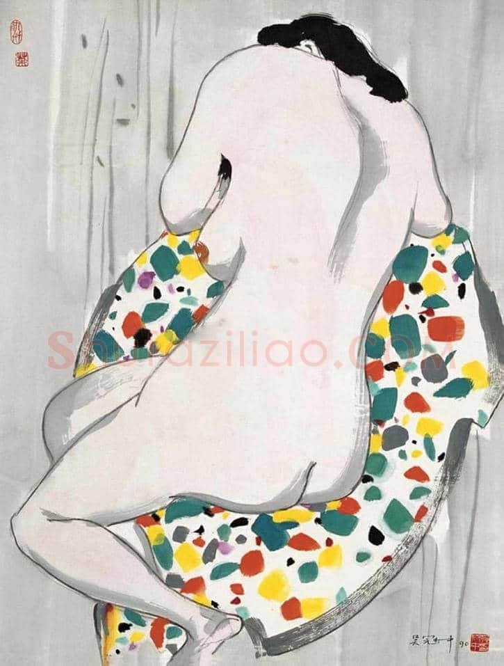 吴冠中人体绘画拍卖及欣赏 | 书画资料