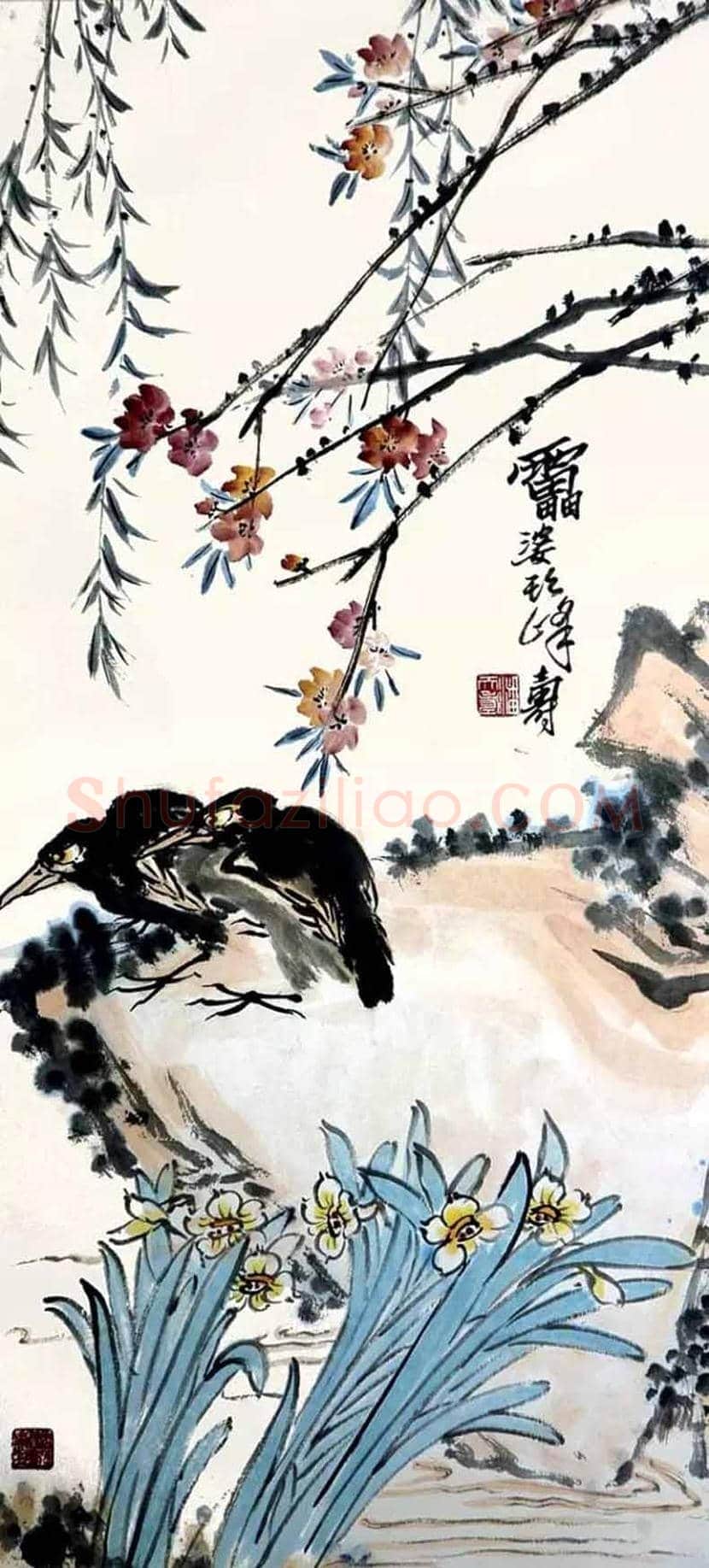 潘天寿笔下的鹰鹫图,一味霸悍! | 书画讲解