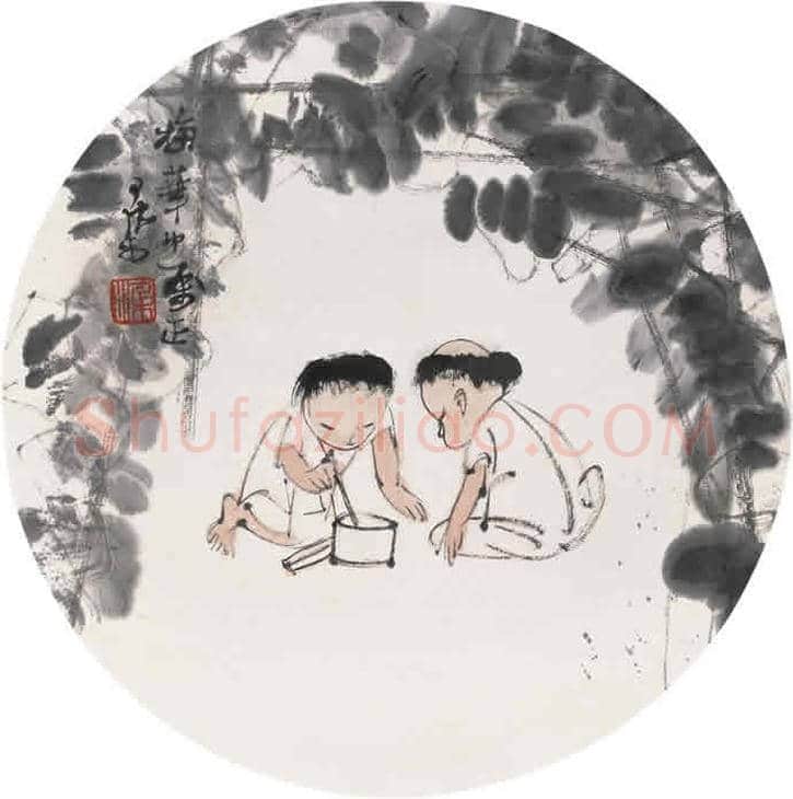 李可染人物画,极少见! | 书画科普