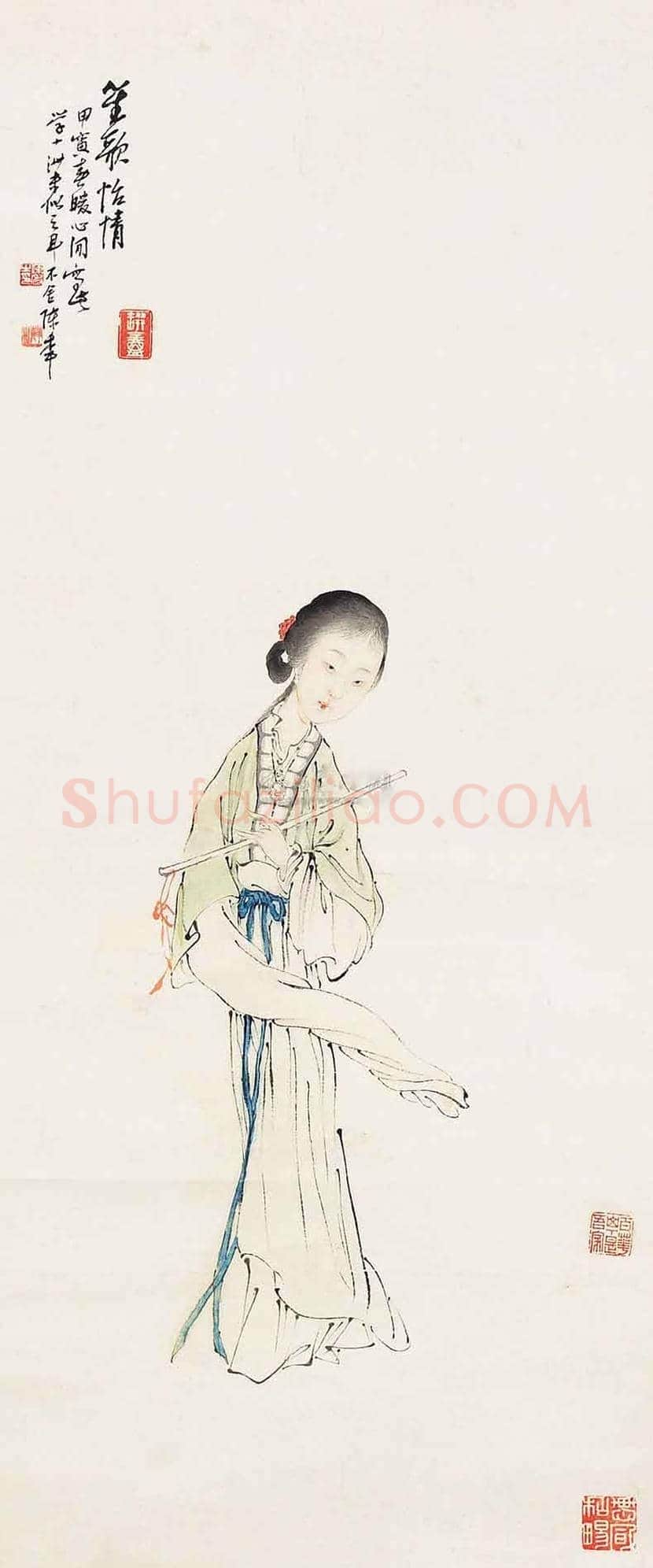 陈半丁人物画作品欣赏 | 书画百科