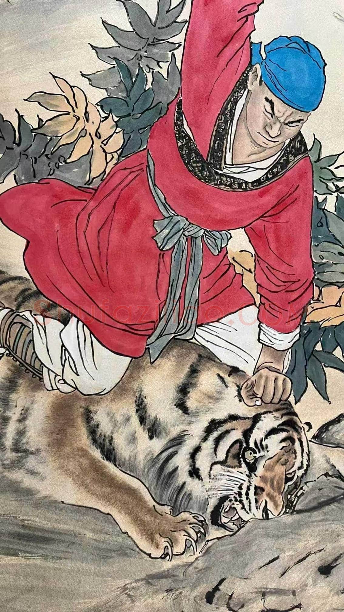 经典重现——刘继卣钜制《武松打虎图》 | 国画图片