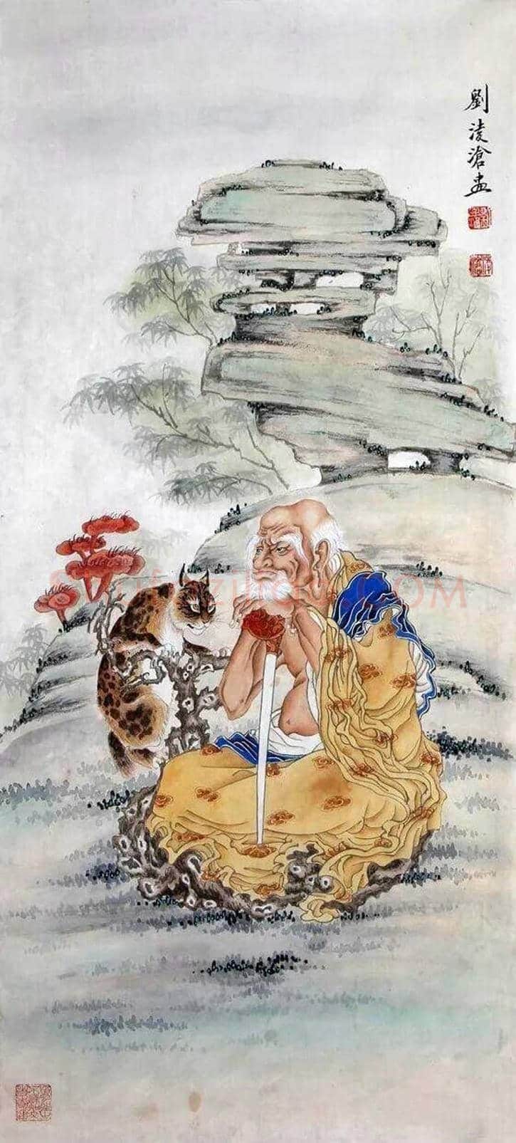 刘凌沧人物画作品欣赏 | 书画知识