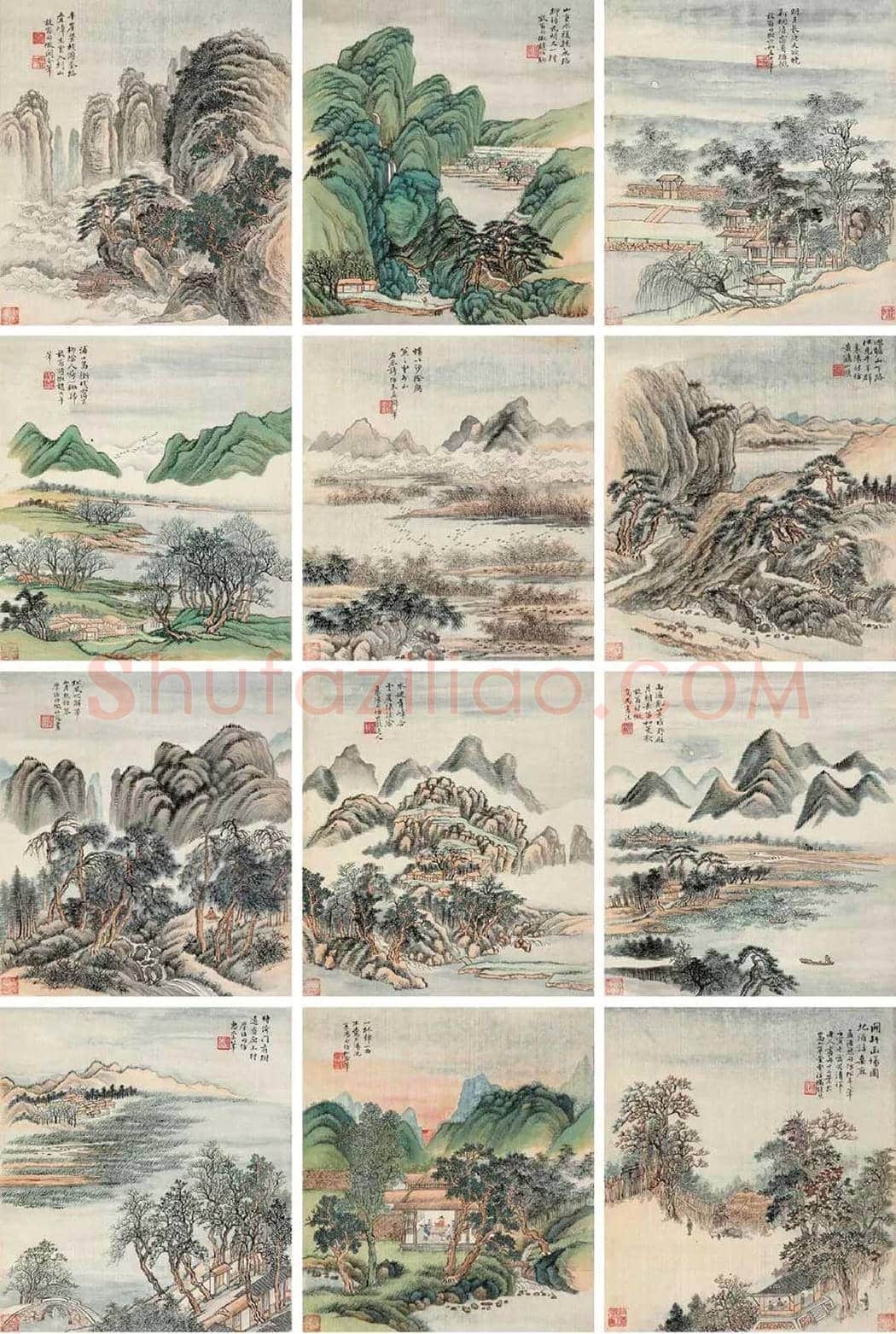 冯超然山水画拍卖价格及欣赏 | 书画学堂