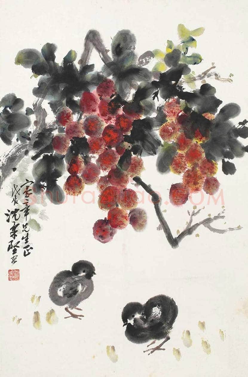 沈柔坚花鸟画作品欣赏 | 书画科普