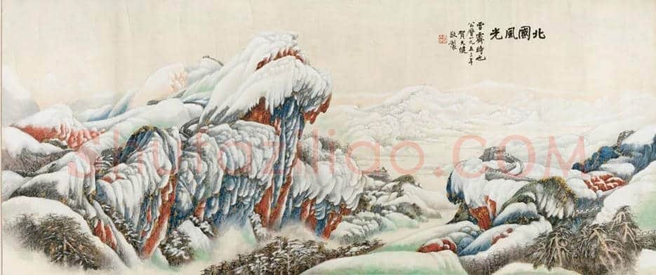 贺天健作品价格，多少钱一平尺？ | 书画常识
