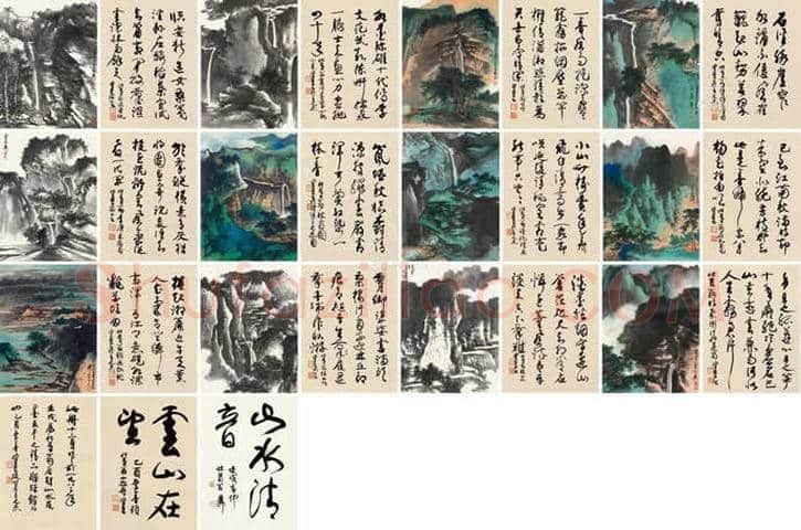 丹青伉俪谢稚柳和陈佩秋的合作作品拍卖与欣赏 | 书画文摘