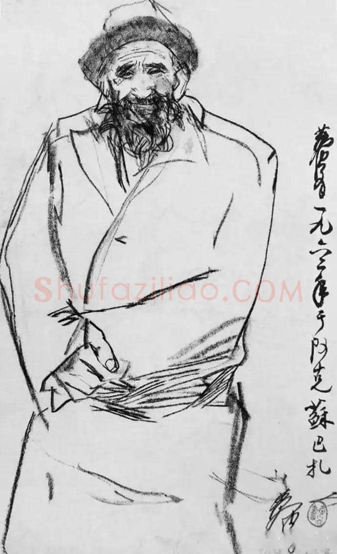 欣赏黄胄速写手稿100张！ | 书画学堂