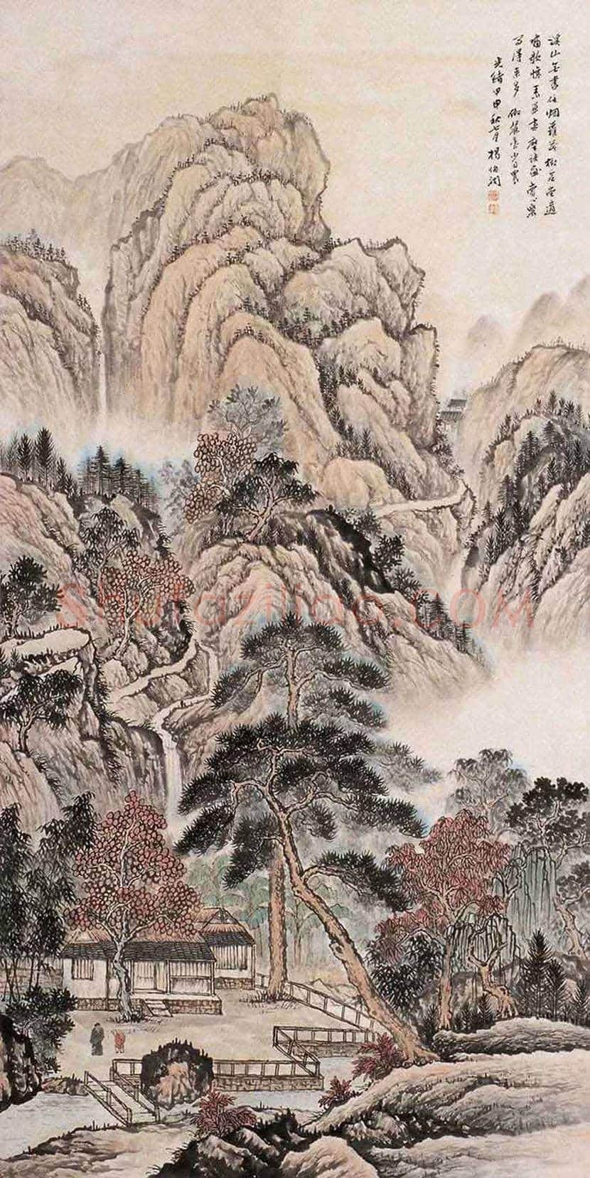 杨伯润山水画欣赏 | 书画知识
