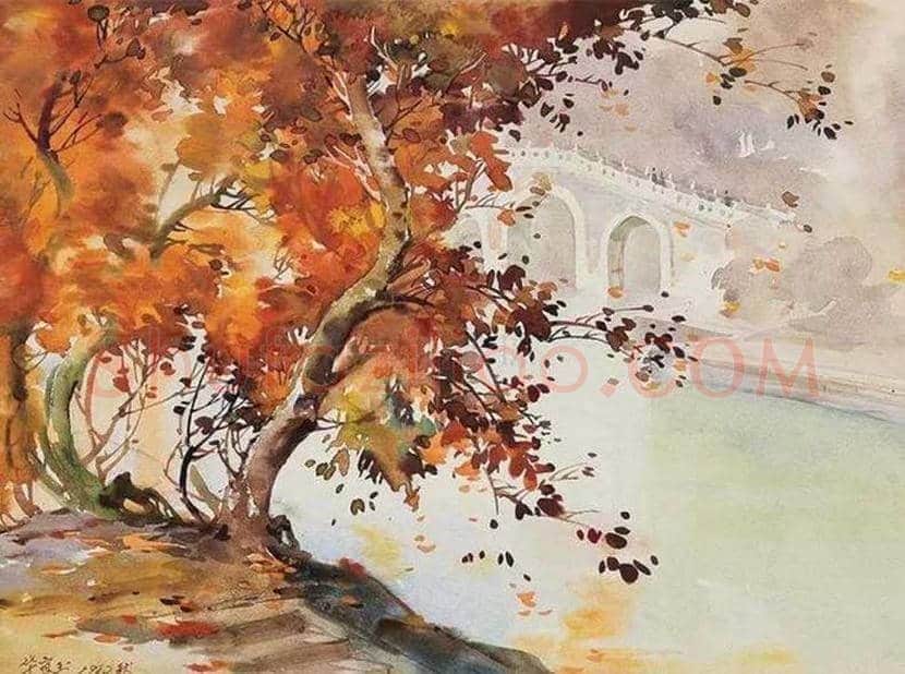 华宜玉水彩作品欣赏 | 书画讲解