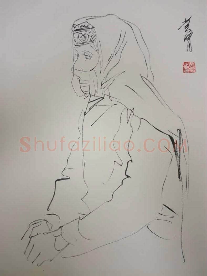 黄胄人物速写册页,出神入化 | 国画赏析