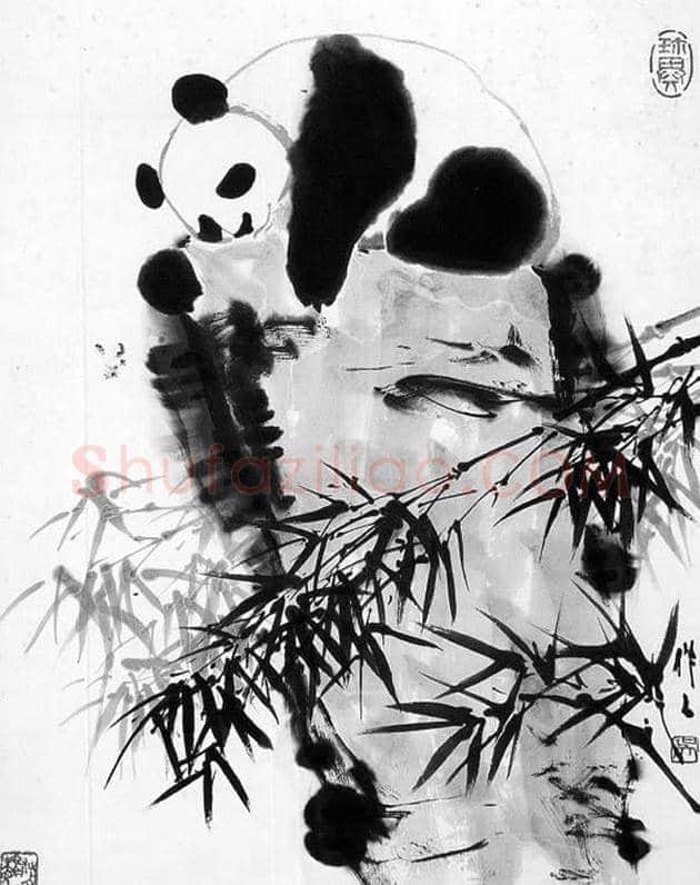 吴作人的熊猫图欣赏 | 书画科普