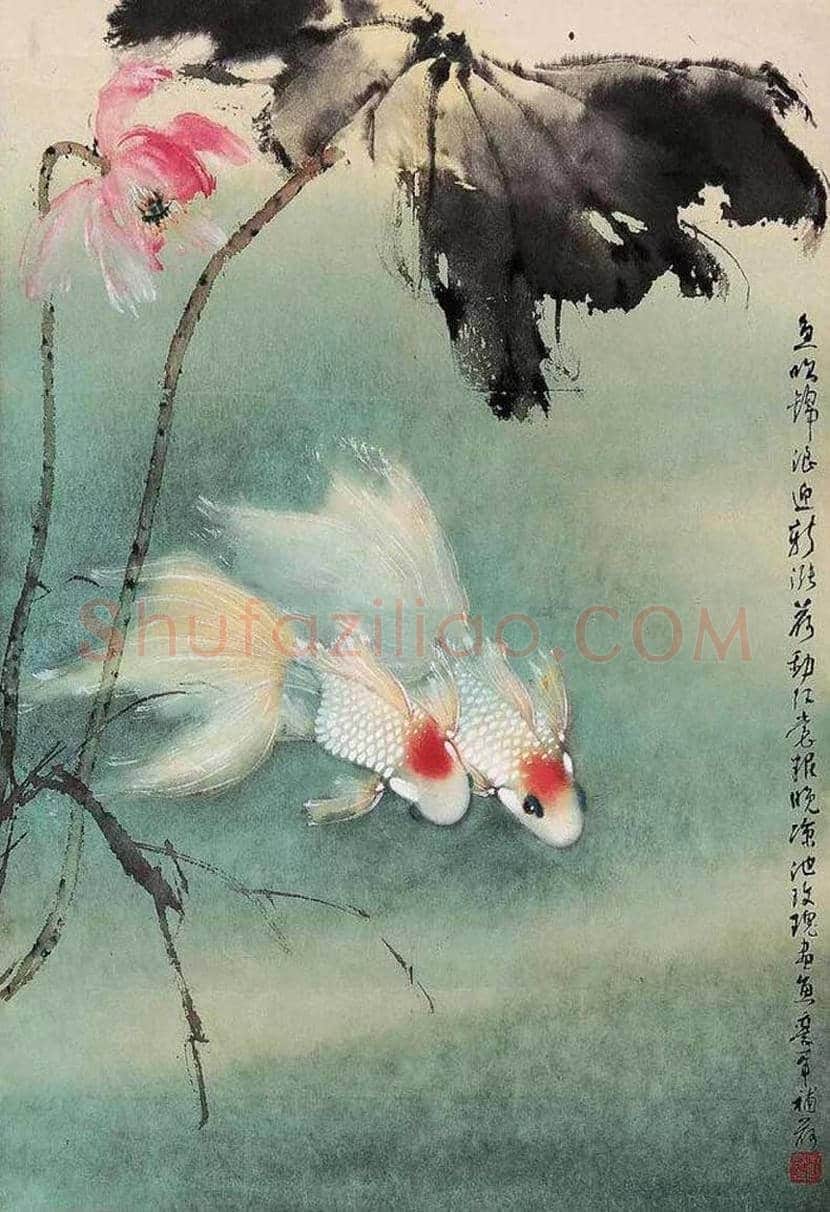 赵少昂的夏日荷塘，美！ | 书画资料