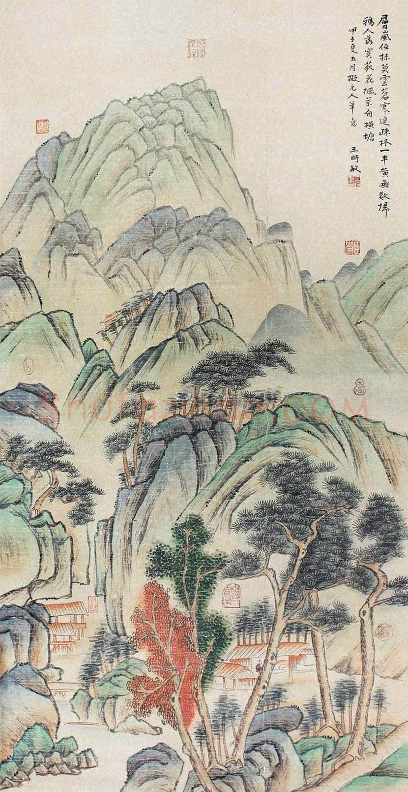 王时敏作品价格,多少钱一平尺? | 书画学堂