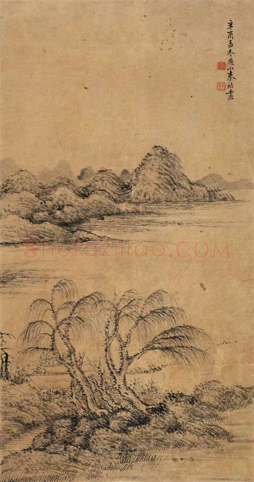 秦仲文山水画欣赏 | 书画百科