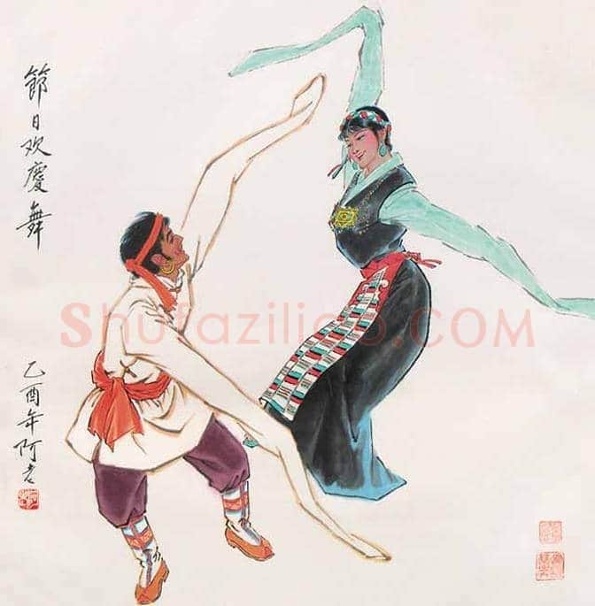 杨之光、阿老舞蹈人物画，各有千秋！ | 书画知识