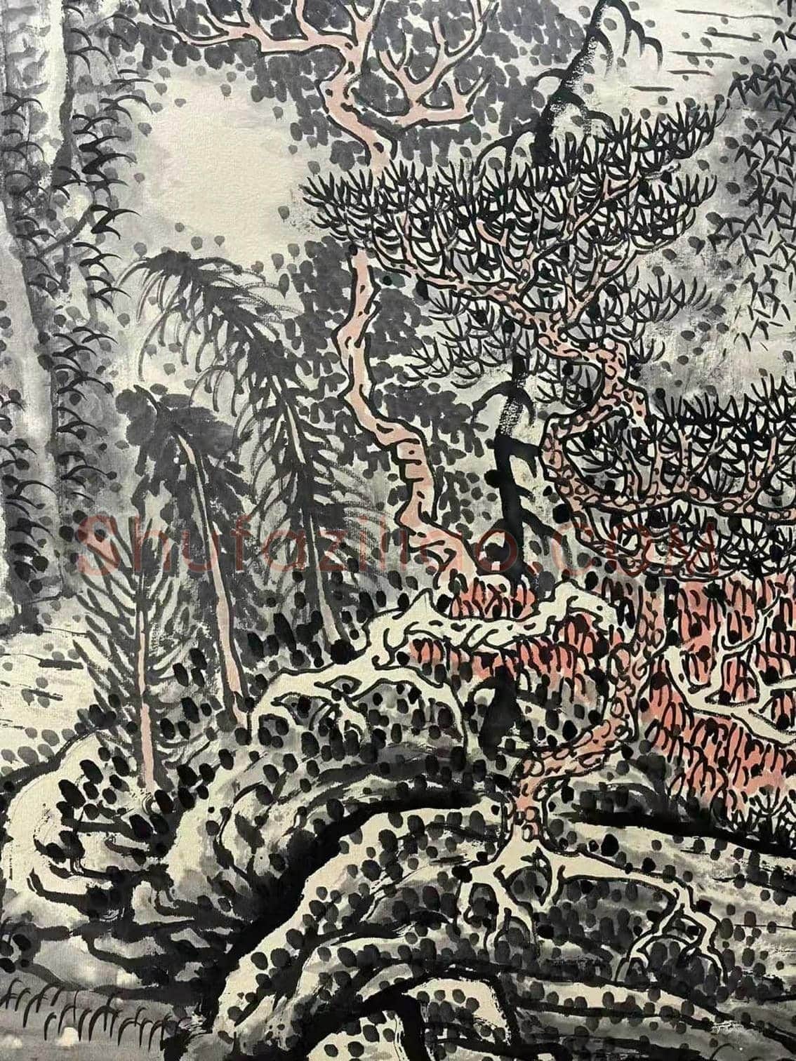 隐逸清旷 神品力作——黄秋园《山隐岩居图》 | 国画赏析