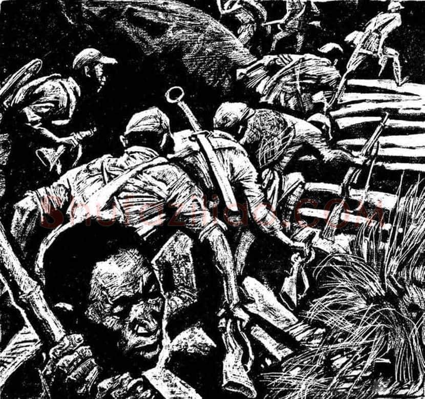 沈尧伊《地球的红飘带》，长征史诗连环画！ | 书画文摘