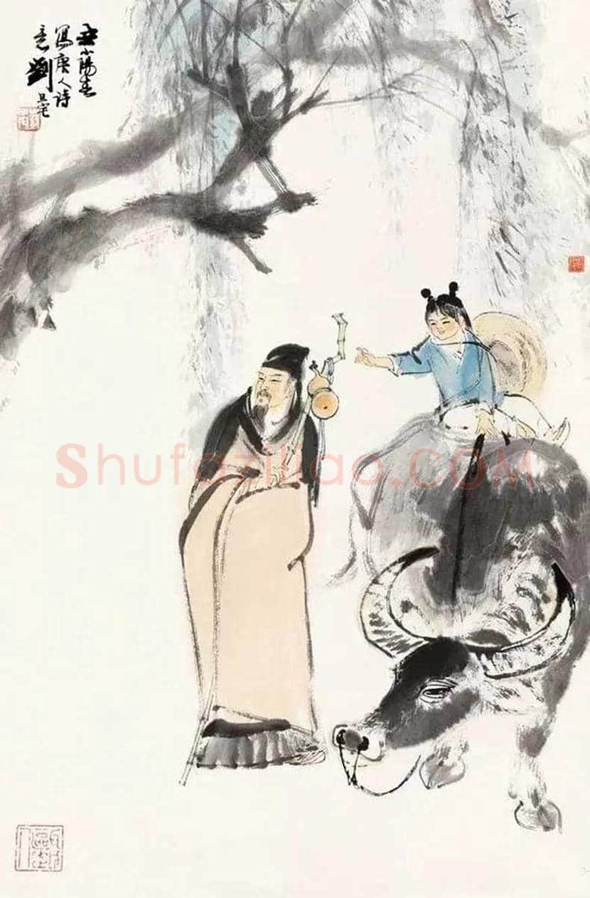 刘旦宅画牛，满满的田园气息！ | 书画科普