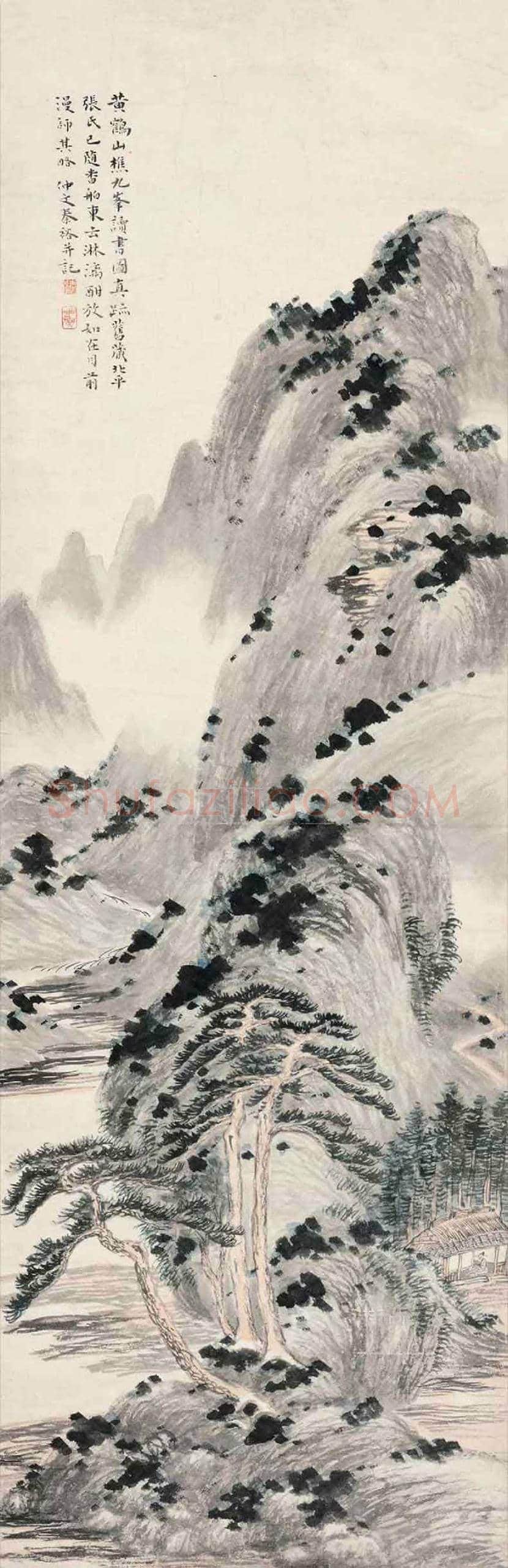 秦仲文山水画欣赏 | 书画百科
