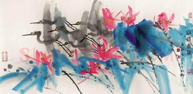黄永玉荷花作品欣赏 | 书画资料