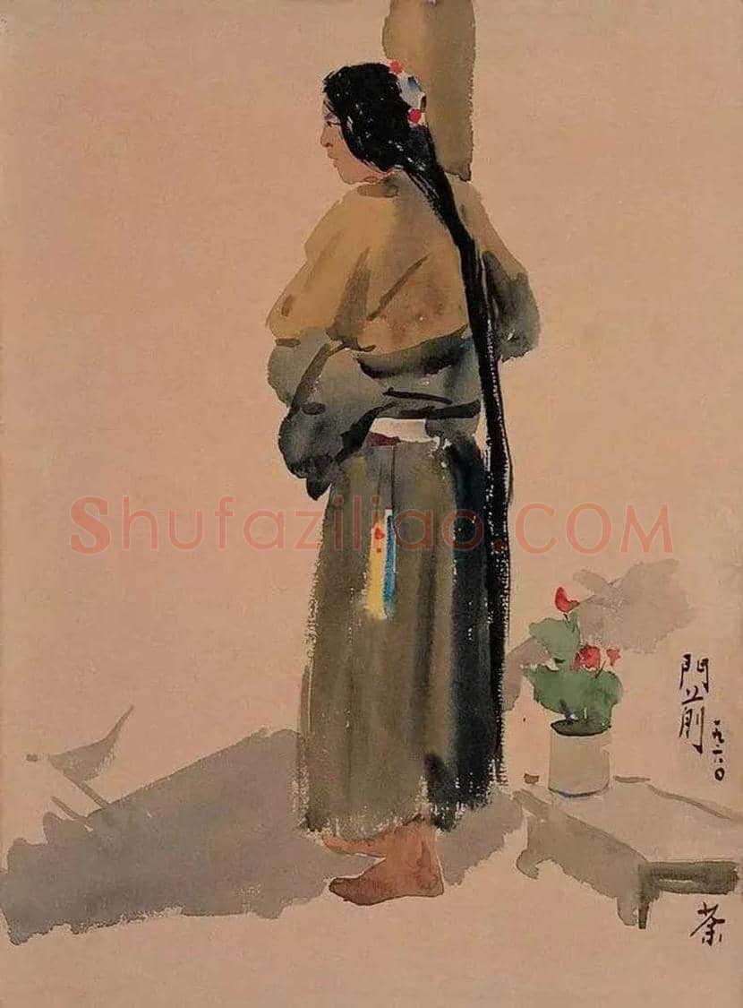 吴冠中水彩画作品欣赏 | 书画文摘