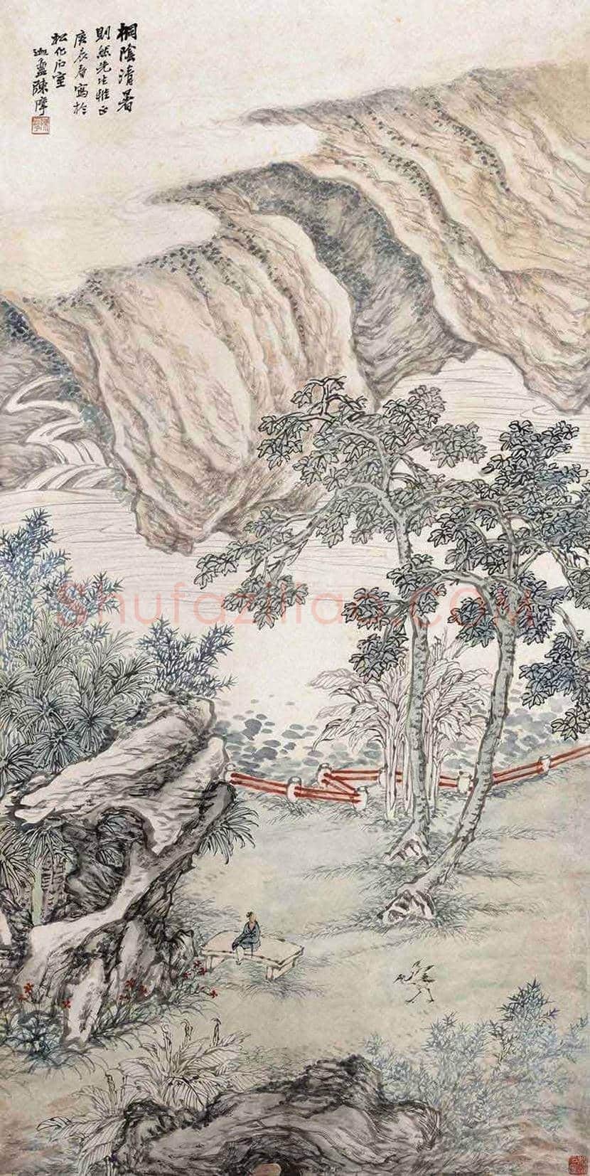 陈摩作品欣赏 | 书画资料