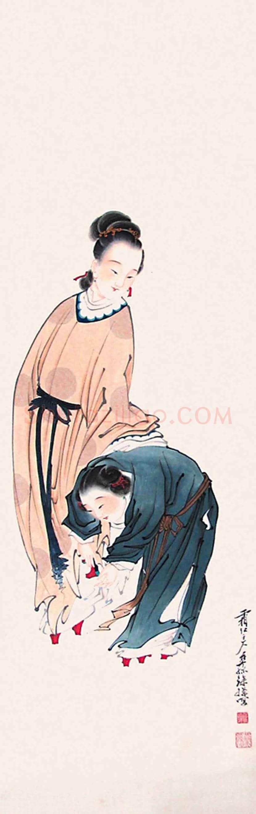 徐燕孙人物画作品欣赏 | 书画讲解