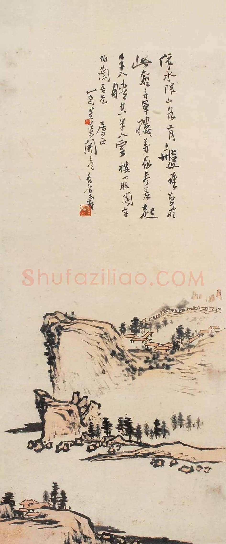 潘天寿山水画欣赏 | 书画科普