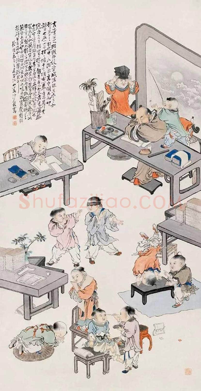 沙馥人物画欣赏 | 书画常识