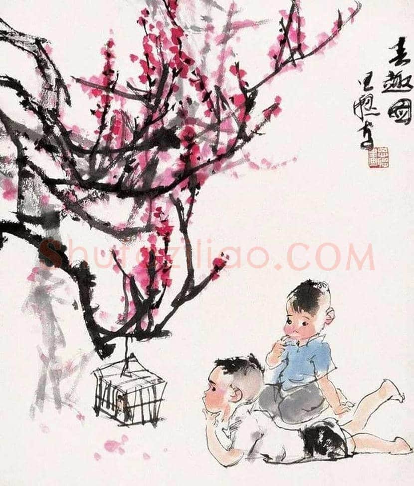 周思聪水墨儿童画欣赏 | 书画学堂
