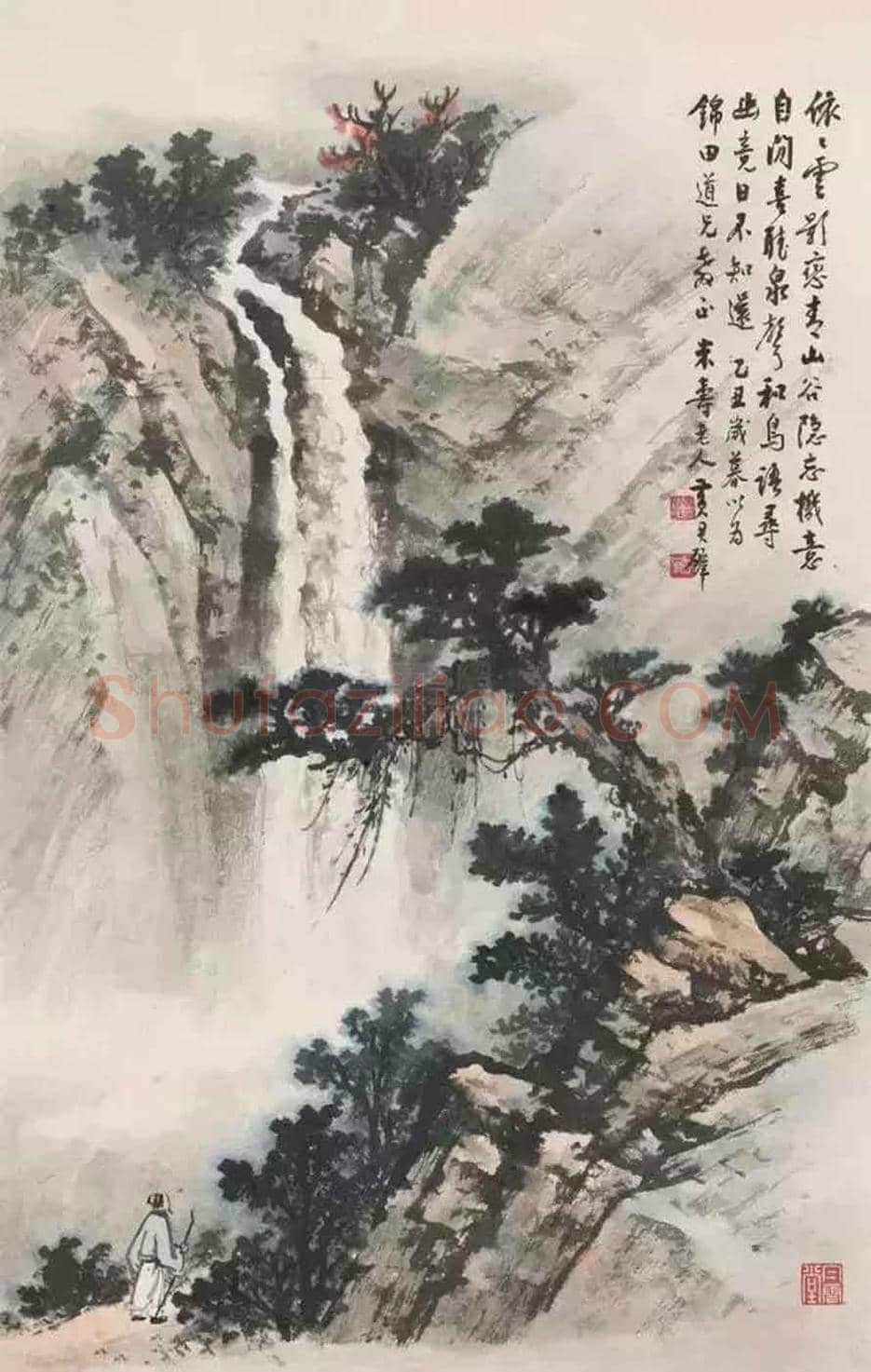 黄君璧山水画欣赏 | 书画知识