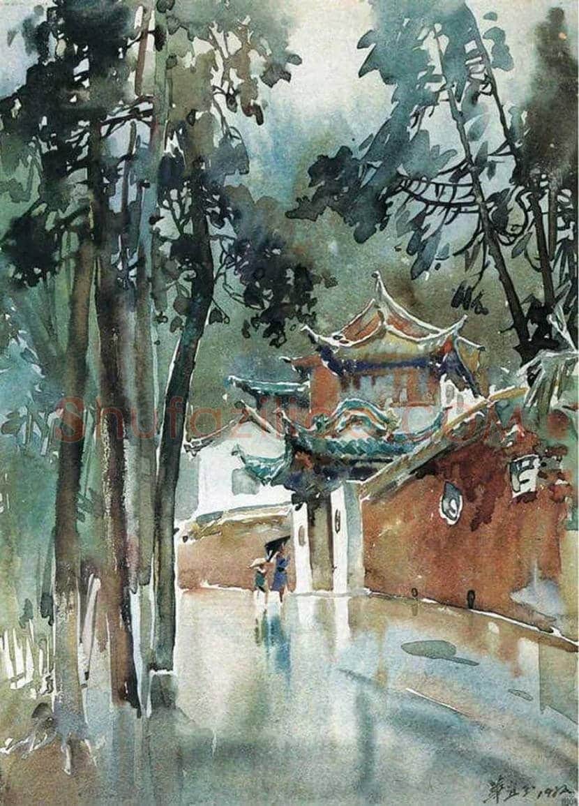 华宜玉水彩作品欣赏 | 书画讲解