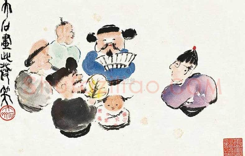 唐云人物画作品欣赏 | 书画知识