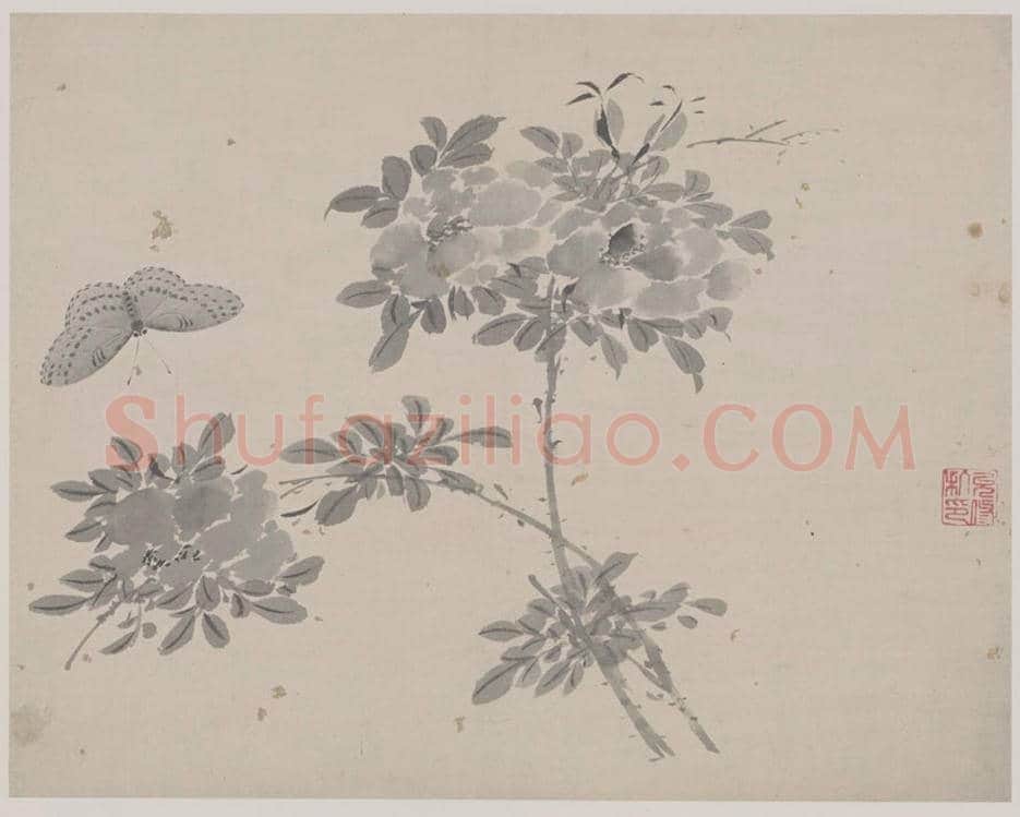 杜大成《花卉草虫图册》图赏 | 传世国画赏析