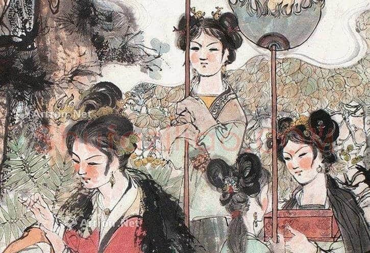 程十发作品《补衮图》赏析 | 书画百科