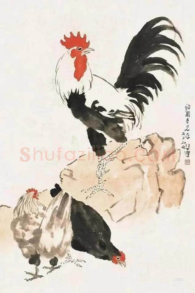 徐悲鸿笔下的46幅家畜图,形象生动 | 书画文摘