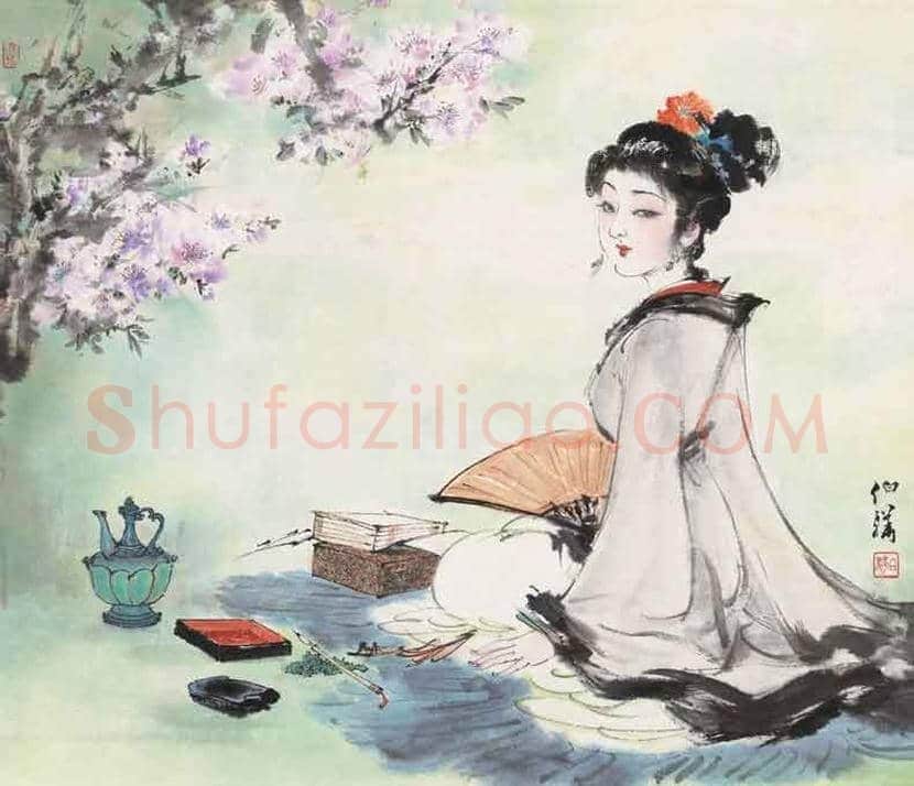 白伯骅笔下的美女 | 书画科普