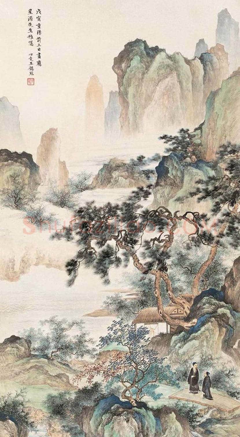 王心竟山水画欣赏 | 书画百科