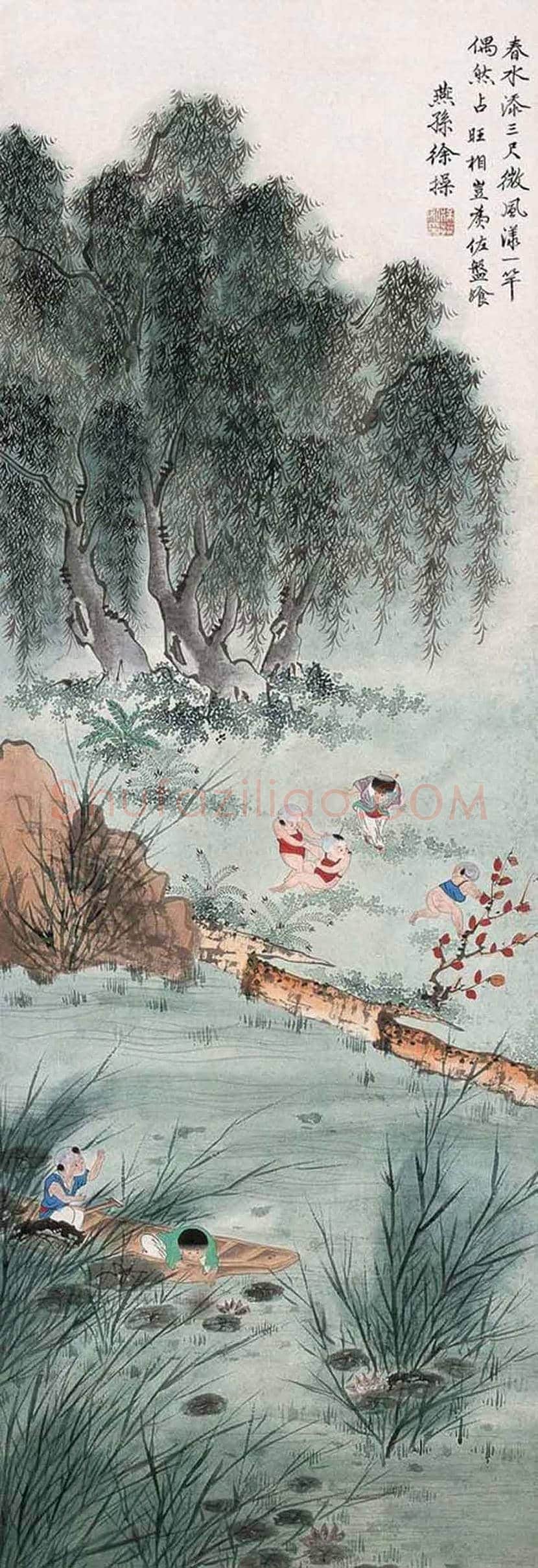 徐燕孙人物画作品欣赏 | 书画讲解