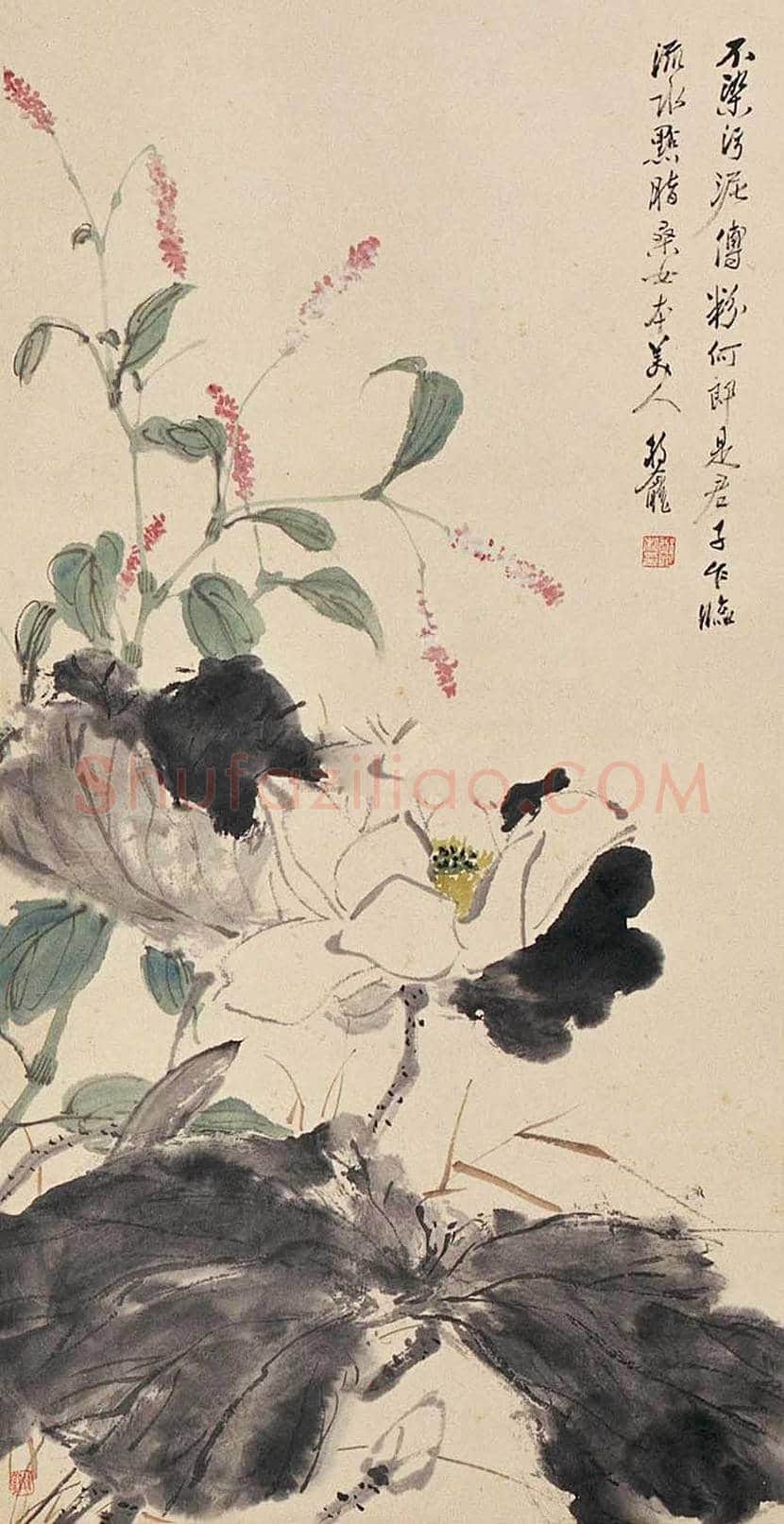郑午昌花卉作品欣赏 | 书画学堂